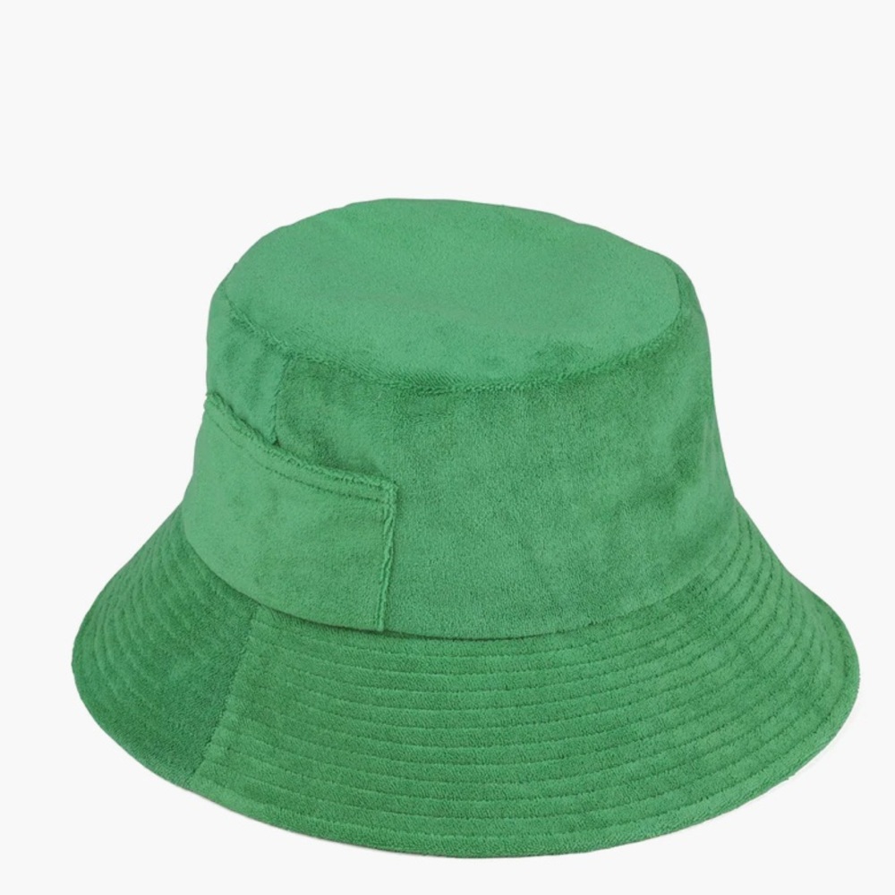 LACK OF COLOR GREEN TERRY BUCKET HAT